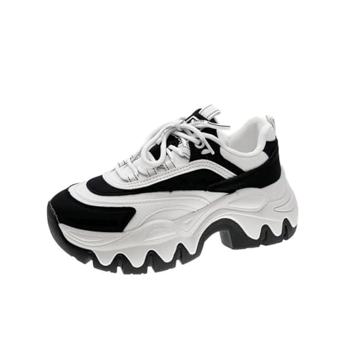 ERICAT Women's Chunky Sneakers Schuhe Anti-Rutsch-Leichtgewicht-Trainer Komfortable Dämpfung Laufschuhe Damen Atmungsaktiv Flach Sport von ERICAT