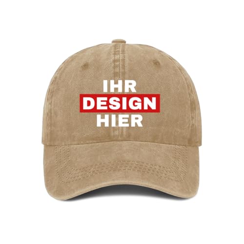 ERICAT personalisiert Cap personalisierte Basecap Baseball Cap mit Foto/Logo/Text gestalten Cap selbst gestalten,verstellbare Trucker-Kappe, lässige Sonnenschild-Kappe als Geschenk ERICAT personalisiert Cap personalisierte Basecap Baseball Cap mit Foto/Logo/Text gestalten Cap selbst gestalten,verstellbare Trucker-Kappe, lässige Sonnenschild-Kappe als Geschenk von ERICAT