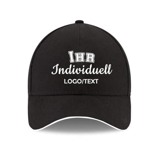 ERICAT personalisiert Cap personalisierte Basecap mit Foto/Logo/Text Baseball Cap selbst gestalten für Männer&FrauenBaseballkappe, verstellbare Trucker-Kappe aus Baumwolle,Unisex-Dad-Hut von ERICAT