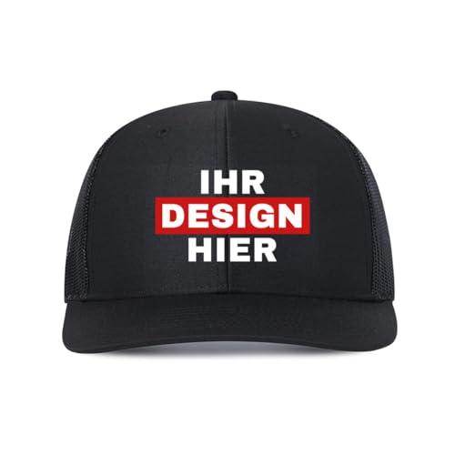 ERICAT personalisiert Cap personalisierte Basecap personalisierte Baseballkappe mit Foto/Logo/Text Cap selbst gestalten,personalisiert Klassische Trucker-Kappe für Männer Frauen von ERICAT