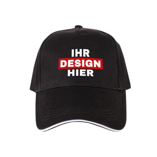 ERICAT personalisiert Cap personalisierte Basecap personalisierte Kappe personalisiertes Baseball Cap mit Foto/Logo/Text Kappe selbst gestalten Trucker Caps für Männer & Frauen in großen Mengen von ERICAT