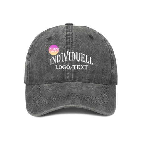 ERICAT personalisiert Cap personalisierte Basecap personalisierte Kappe personalisiertes Baseball Cap mit Foto/Logo/Text Kappe selbst gestalten Trucker Caps für Männer & Frauen in großen Mengen von ERICAT