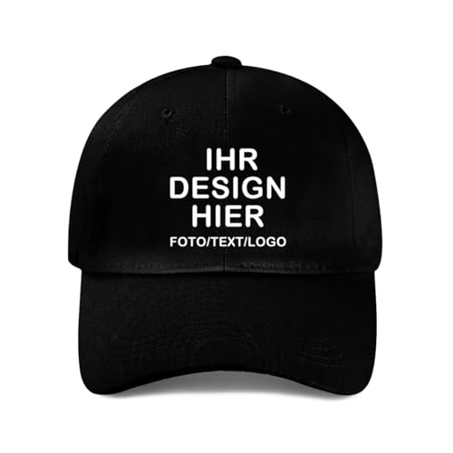 ERICAT personalisiert Cap personalisierte Basecap personalisierte Kappe personalisiertes Baseball Cap mit Foto/Logo/Text Kappe selbst gestalten Trucker Caps für Männer & Frauen in großen Mengen von ERICAT