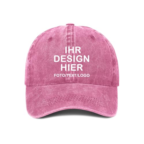 ERICAT personalisiert Cap personalisierte Basecap personalisierte Kappe personalisiertes Baseball Cap mit Foto/Logo/Text Kappe selbst gestalten Trucker Caps für Männer & Frauen in großen Mengen von ERICAT