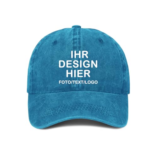 ERICAT personalisiert Cap personalisierte Basecap personalisierte Kappe personalisiertes Baseball Cap mit Foto/Logo/Text Kappe selbst gestalten Trucker Caps für Männer & Frauen in großen Mengen von ERICAT