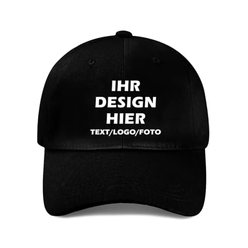 ERICAT personalisiert Cap personalisierte Basecap personalisiertes Baseball Cap Text selbst gestalten mit Foto/Namen Trucker Cap Kappe für Männer & Frauen von ERICAT