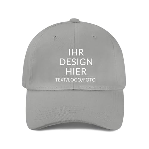 ERICAT personalisiert Cap personalisierte Basecap personalisiertes Baseball Cap mit Foto –selbst gestalten mit Ihrem Logo Kappe, Unisex-Trucker-Kappe Mesh Cap von ERICAT