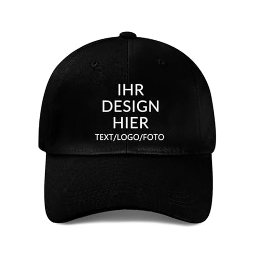ERICAT personalisiert Cap personalisierte Basecap personalisiertes Baseball Cap mit Foto –selbst gestalten mit Ihrem Logo Kappe, Unisex-Trucker-Kappe Mesh Cap von ERICAT