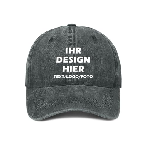 ERICAT personalisiert Cap personalisiertes Basecap Trucker Cap Text- Foto –caps selbst gestalten gestalten Baseball Cap, Mesh-Kappe für Männer & Frauen von ERICAT