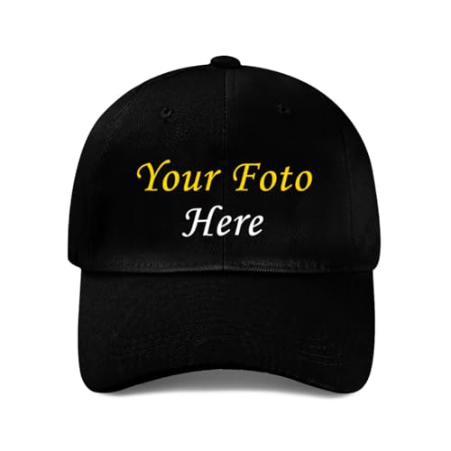 ERICAT personalisiert Cap personalisiertes Basecap Trucker Cap Text- Foto –caps selbst gestalten gestalten Baseball Cap, Mesh-Kappe für Männer & Frauen von ERICAT