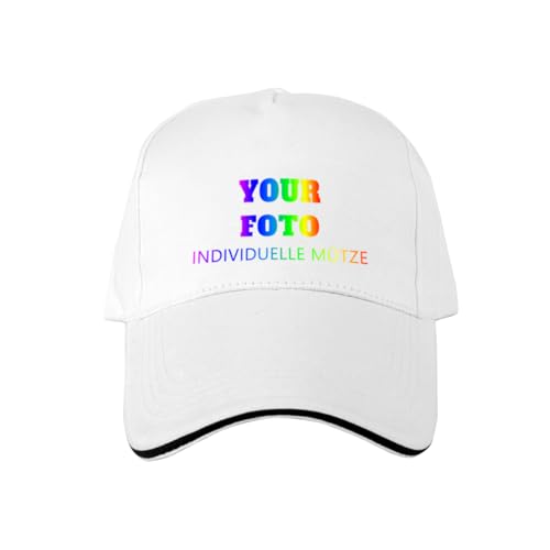 ERICAT personalisiert Cap personalisiertes Basecap Trucker Cap Text- Foto –caps selbst gestalten gestalten Baseball Cap, Mesh-Kappe für Männer & Frauen von ERICAT
