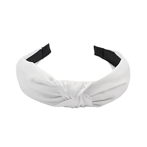 Elegante feste Knoten-Haarbänder for Frauen-Mädchen-Stirnbänder Wide Lady Headwear Haarschmuck (Color : 1, Size : Size fits all) von ERICAT