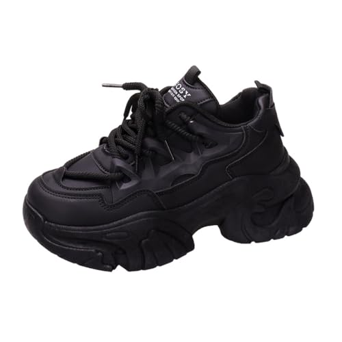 Erhöhte Höhe Dicker Boden Damenschuhe Casual Fashion Sneakers Leichte rutschfeste Atmungsaktive Platform Schuhe Weichsohlige Bequeme Turnschuhe von ERICAT