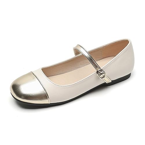 Fee Stil Mary Jane Schuhe Frauen runden Kopf Low Top High Heels sanfte Flache Schuhe weichen Boden kleine Lederschuhe Einzelne Schuhe von ERICAT