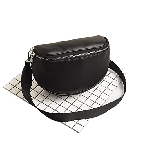 Frauen PU Leder Gürteltasche Casual Gürtel Schulter Reißverschluss Tasche Crossbody PackBrust Gürteltasche von ERICAT