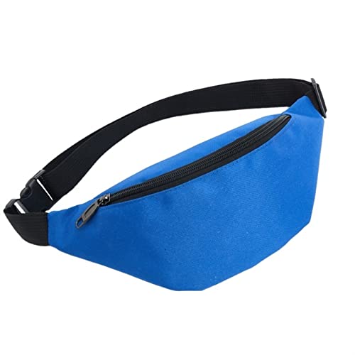 Gürteltasche Damen Gürteltasche Reise Herren Bauchtasche Hüfttasche wasserdichte Brust Handtasche Unisex Bauchtasche Bauchtasche Geldbörse (Color : Blue) von ERICAT