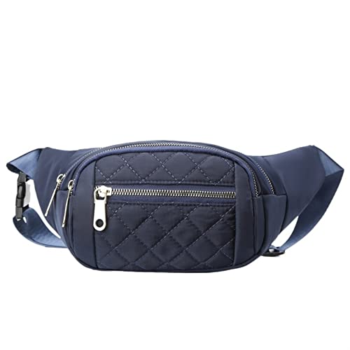 Gürteltaschen for Frauen, weiblich, wasserdicht, Gürteltasche, Reise, Sport, Crossbody, Brusttaschen, Freizeit, Frauen, Mädchen, Umhängetasche (Color : Blue) von ERICAT