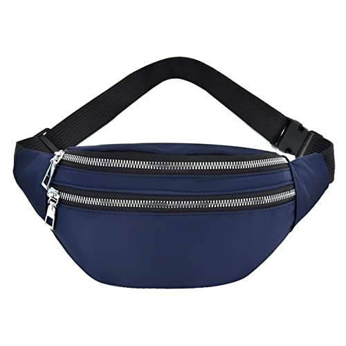 Gürteltaschen for Frauen Oxford Gürteltasche Weibliche Gürteltasche Schulter Crossbody Brusttaschen Handtaschen Messenger Gürteltaschen (Color : B-Blue) von ERICAT