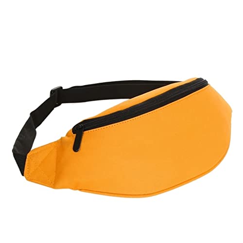 Klassische Männer Männlich Casual Gürteltasche Bauchtasche Frauen Geld Telefon Gürteltasche Tasche Banane Gürteltasche Hüfttaschen Tasche (Color : Orange) von ERICAT