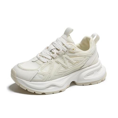 Leichte Breathable Casual Trainer Thick Bottom Höhe Erhöhen Plattform Schuhe Frauen Studenten Laufschuhe Mode Fluoreszierende Farbe Sneakers von ERICAT