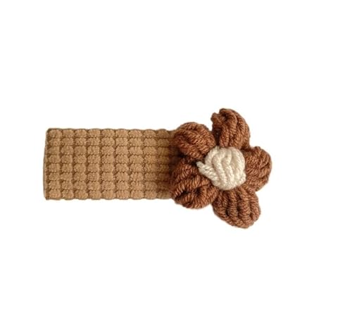 Niedliches Plüsch-Haarseil mit Blumenmuster, elastisches Haarband aus Wolle, Haarschmuck for Mädchen, dekoratives Stirnband, Kopfbedeckung (Color : C3) von ERICAT