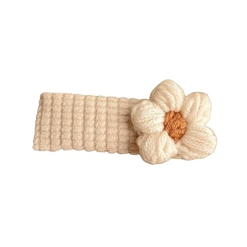 Niedliches Plüsch-Haarseil mit Blumenmuster, elastisches Haarband aus Wolle, Haarschmuck for Mädchen, dekoratives Stirnband, Kopfbedeckung (Color : C4) von ERICAT