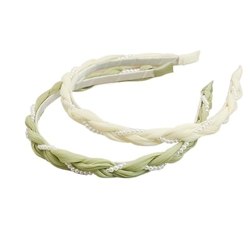 Perle Mesh gewebt Haarband for Frauen Fee Stil Stirnband Haarband Mädchen Haar-Accessoires von ERICAT