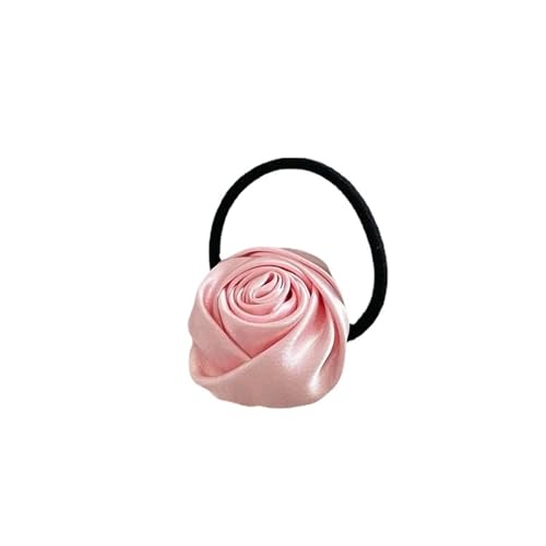 Romantisches Haarband mit rosa Rosen und Blumen, exquisites Haarband im Mori-Stil for Mädchen, einfacher Pferdeschwanz, 2 Stück von ERICAT