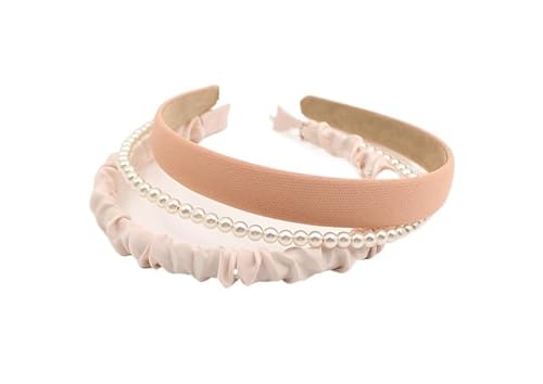 Sommer Tuch Stirnband Haar Waschen Gesicht Kopfschmuck for Frauen Mädchen Haar Hoop Haar Zubehör (Color : 3pcs C) von ERICAT