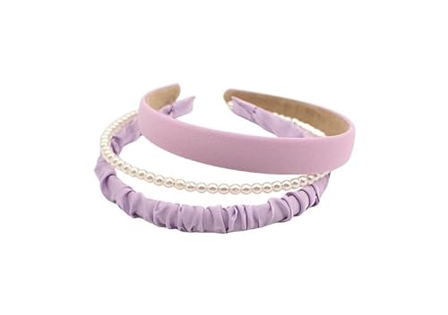 Sommer Tuch Stirnband Haar Waschen Gesicht Kopfschmuck for Frauen Mädchen Haar Hoop Haar Zubehör (Color : 3pcs K) von ERICAT