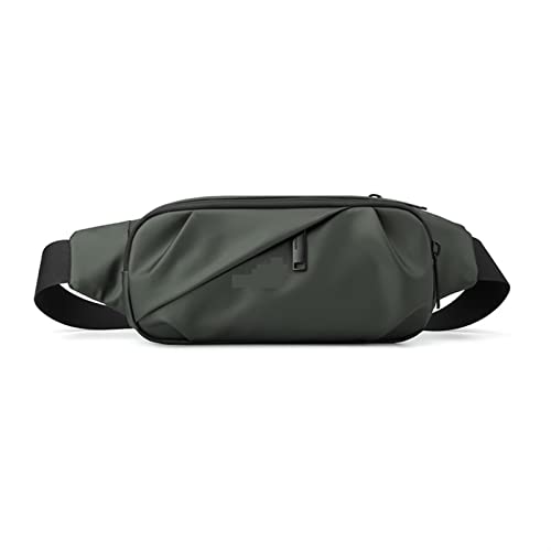 Sport Gürteltasche Lässige Männer Brusttasche Outdoor Laufen Brustpaket Handy Umhängetasche Umhängetasche Männlich (Color : Army Green) von ERICAT