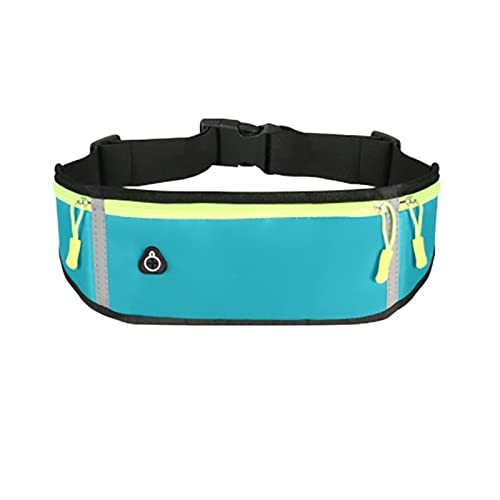 Sport Running Gürteltasche for Frauen Männer wasserdichte Bequeme Gym Bauchtasche Safty Reflektierendes Band Radfahren Handyhülle Laufgürtel (Color : Blue) von ERICAT