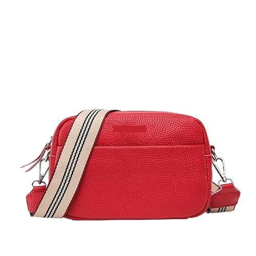 Umhängetaschen for Damen Handtaschen Luxus Designer sollte Tasche Messager Handy Einstecktuch Tasche (Color : Red) von ERICAT