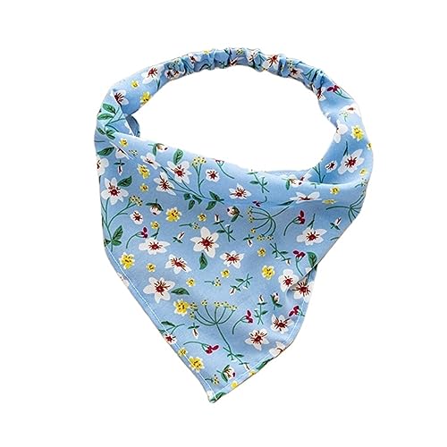 Vintage Print Strand Bandana Haar Schal Elastische Stirnbänder for Frauen Mädchen Haar Zubehör (Color : C7) von ERICAT