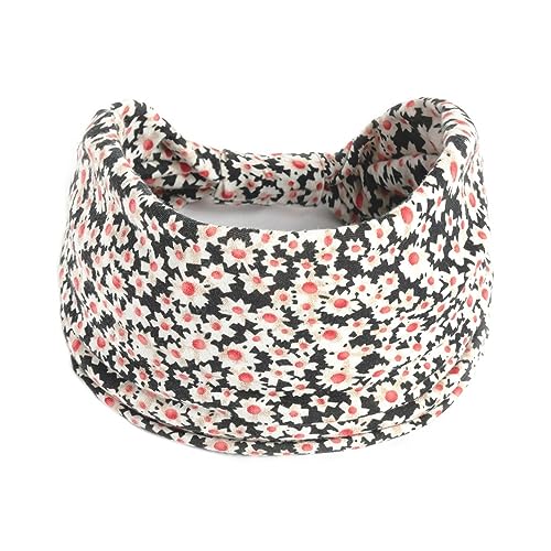 Yoga Elastic Head Wrap Damen Stirnband Breite Haarbänder Kopfbedeckung Floral Bandanas Haarband Zubehör (Color : C part 141, Size : One size) von ERICAT