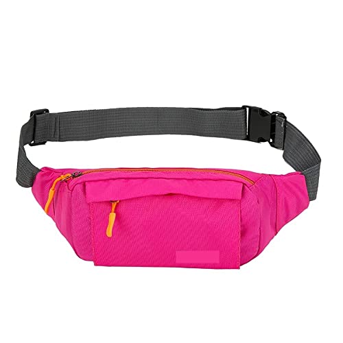 wasserdichte Hüfttasche Frauen Sport Laufen Gürteltasche for Männer Handyhalter Gürteltasche Gym Fitness Reisetasche Brusttaschen (Color : Pink) von ERICAT