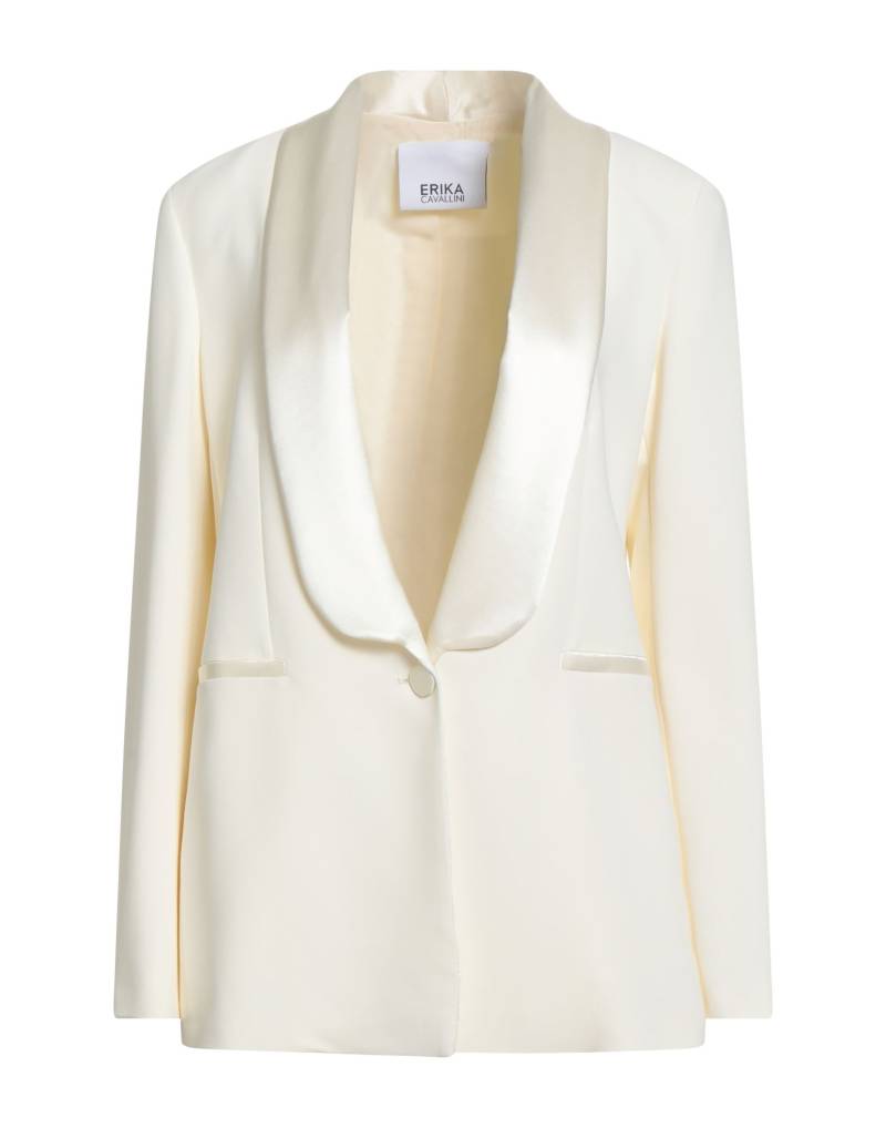 ERIKA CAVALLINI Blazer Damen Off white von ERIKA CAVALLINI