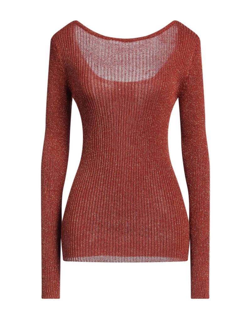 ERIKA CAVALLINI Pullover Damen Rostrot von ERIKA CAVALLINI