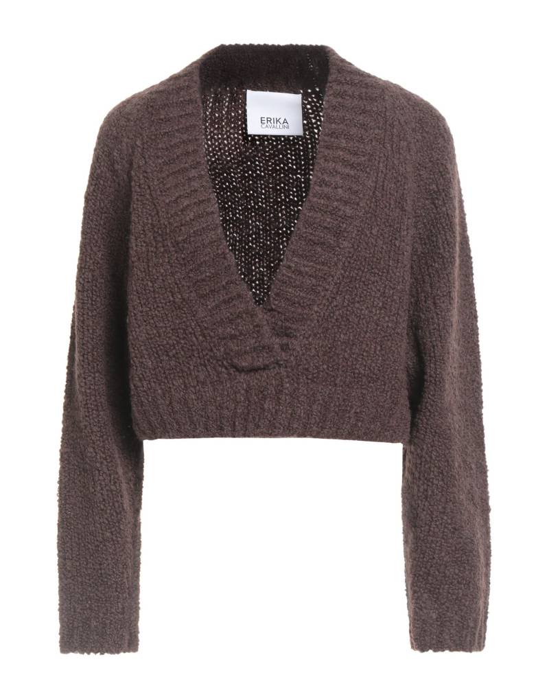 ERIKA CAVALLINI Pullover Damen Schokobraun von ERIKA CAVALLINI