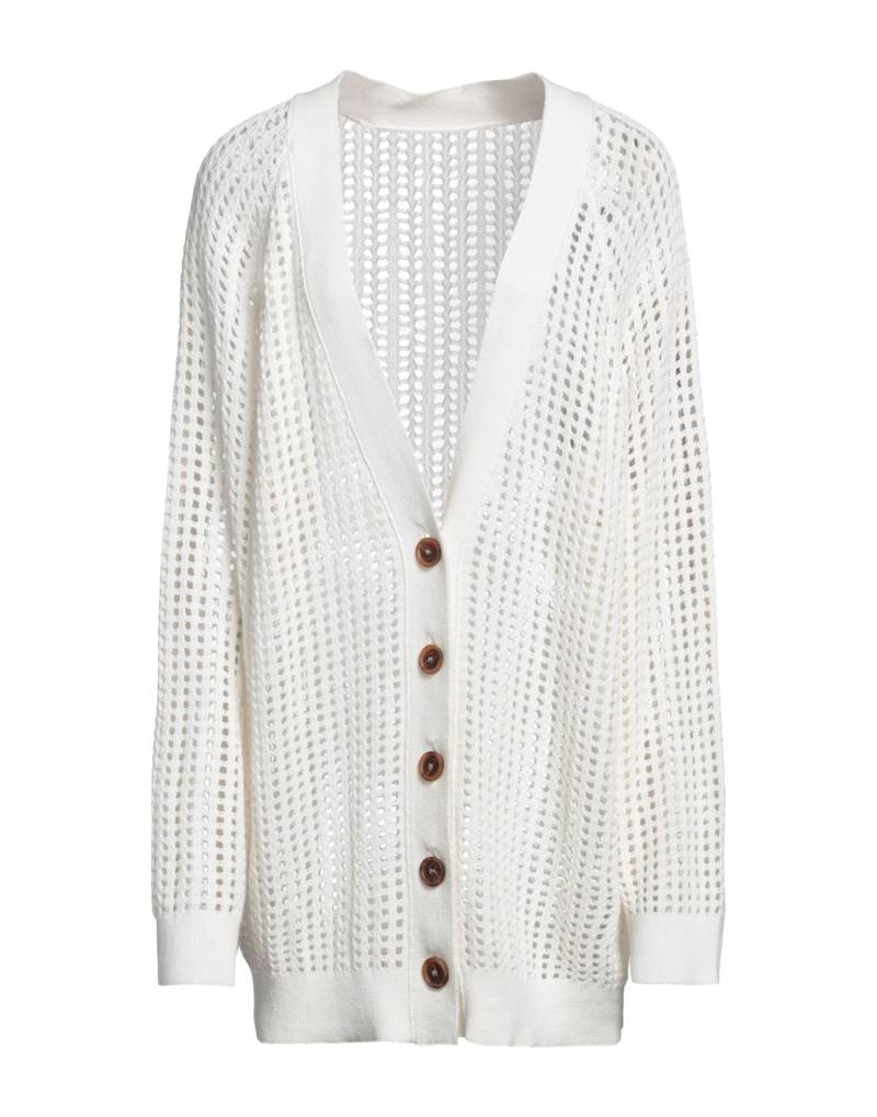 ERIKA CAVALLINI Strickjacke Damen Off white von ERIKA CAVALLINI