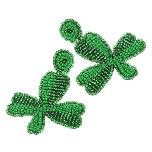 ERINGOGO 1 Paar Klee Ohrringe Ohrringe Feiertags-ohrringe Damenohrringe Grüne Perlenohrringe Kleeblatt-perlenohrringe Grüner Kleeblattschmuck Irische Kleeblatt-ohrringe Plastik Grün ERINGOGO 1 Paar Klee Ohrringe Ohrringe Feiertags-ohrringe Damenohrringe Grüne Perlenohrringe Kleeblatt-perlenohrringe Grüner Kleeblattschmuck Irische Kleeblatt-ohrringe Plastik Grün von ERINGOGO