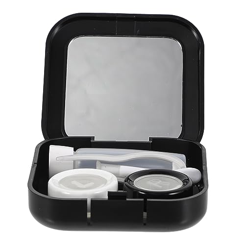 ERINGOGO Kontaktlinsenbehälter Für Damen Exquisiter Linsenhalter Mit Dichtem Verschluss Kleiner Organizer Für Reisen Sicher Und Praktisch Zu Verwenden von ERINGOGO