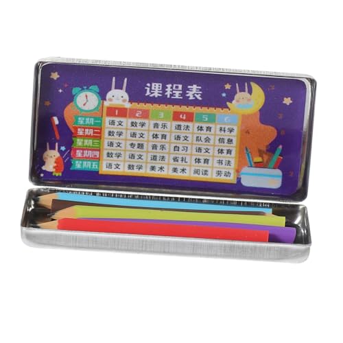 ERINGOGO 1satz Miniatur Federmäppchen Für Puppenhaus Hochwertiges Lernzubehör Mit Bleistiftmodell Dekoration Szenen Für Kreative Spielwelten von ERINGOGO