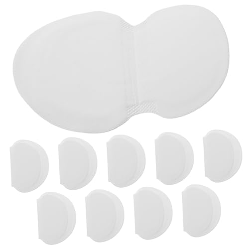 ERINGOGO 100 Stück Unterarm Schwitzpads Selbstklebende Achselpolster für Männer Atmungsaktive und Schweißabsorbierende Schutzauflagen von ERINGOGO