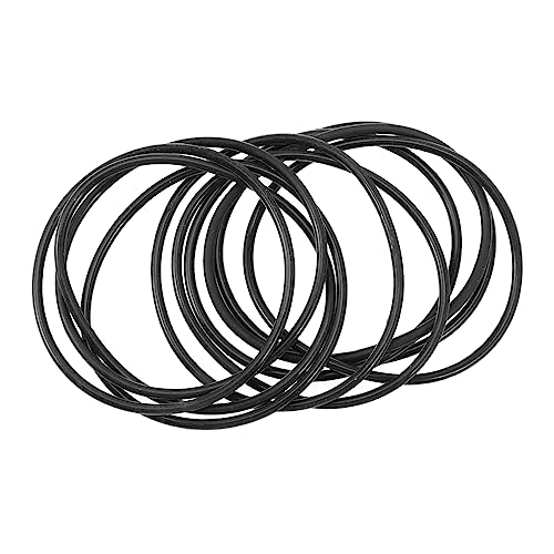 ERINGOGO 10Stücke Silikonarmbänder Dehnbare Gummiarmbänder Vielseitig Einsetzbar Haarseile Armreifen oder Handringe für Erwachsene Hautfreundlich und Bequem von ERINGOGO