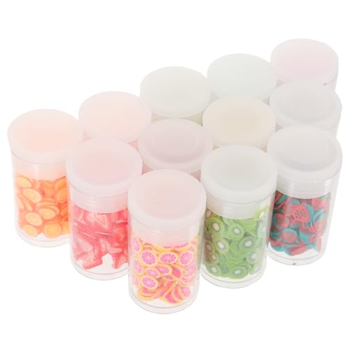 ERINGOGO 12 Boxen Obst Nagelkunst Scheiben Bunte Nail Fruit Slices für DIY Nageldesign Handgemachte Nailart Dekorationen für Frauen und Mädchen Vielseitig für und Bastelprojekte von ERINGOGO