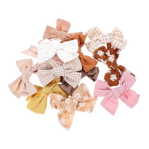 ERINGOGO 12stücke Mädchen Haarschleifen Clips Haarschmuck Schleifen Für Kleine Mädchen Haarspangen Bögen Barrettes von ERINGOGO