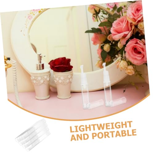 ERINGOGO 12 Stück Teiliges Transparente Airless Pumpflaschen Wiederbefüllbare Kosmetikbehälter mit Präziser Dosierung Leichte Reise Make Up Fläschchen für Frauen Bruchsicher und Kompakt von ERINGOGO