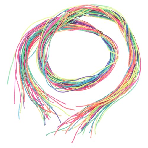 ERINGOGO 120 Stück Haarflechtbänder Farbverlauf Haarstränge Glänzend Bunte Flechtseile DIY Styling Zubehör Für Mädchen Party Festival Alltag von ERINGOGO