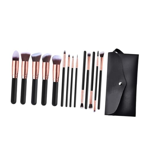 ERINGOGO 14 Stück Teiliges Professionelles Make Up Pinsel Roségold für Gesicht und Augen Vielseitig für Hauttypen Inklusive Lidschatten und Modellier Pinsel für Präzises Auftragen und von ERINGOGO